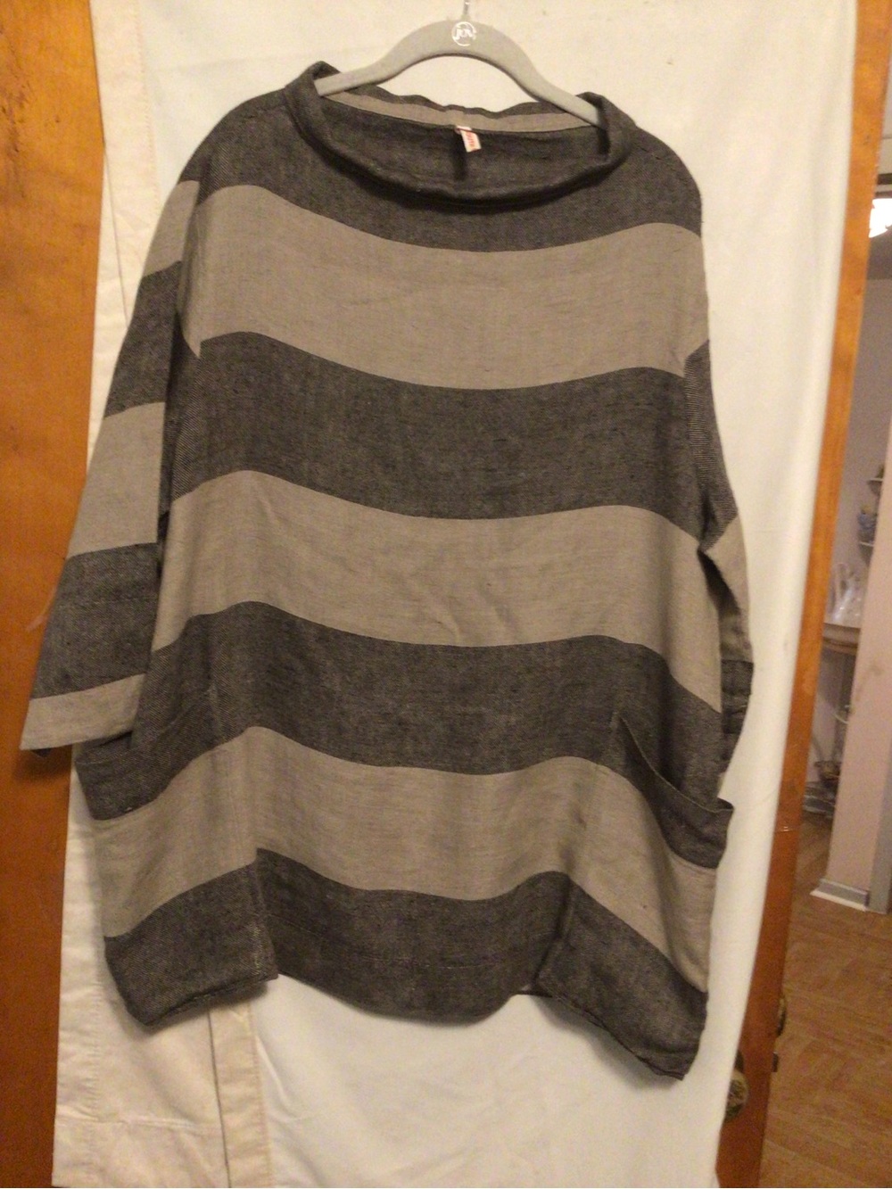 South Street Linen Lagan earthy relaxed fit linen blouse SZ 3 (XL-1X) flowy - Picture 2 of 13